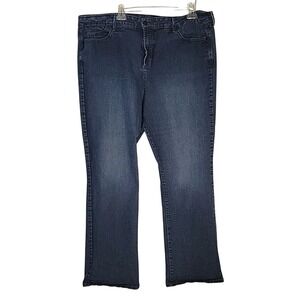 NYDJ billie jean Bootcut Jeans Dark Wash Denim Classic Fit Women's Plus size 22W